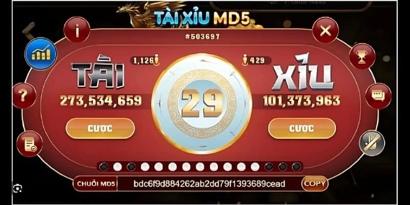 Bạn cần có tối thiểu 1000 đồng để tham gia mẹo đánh tài xỉu MD5